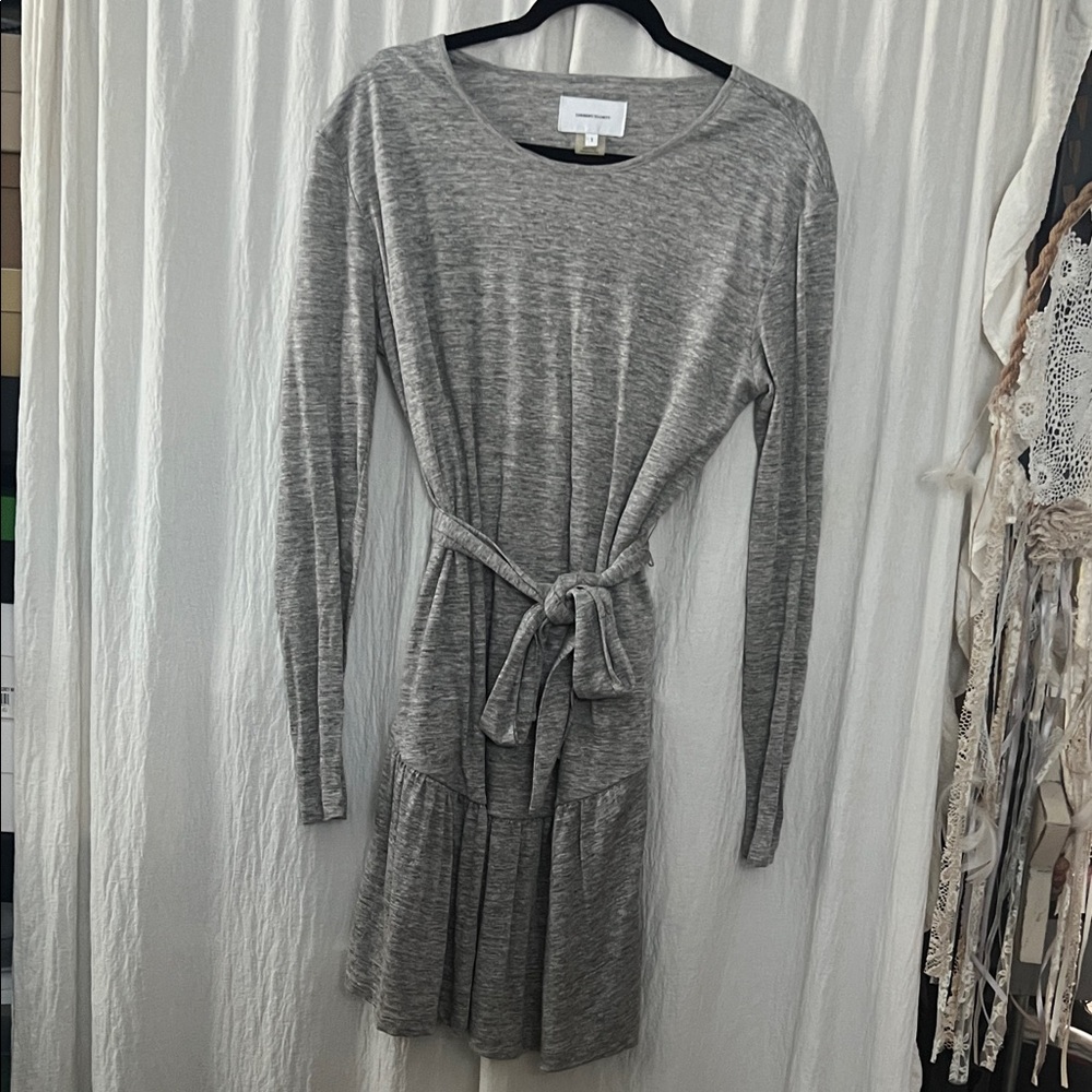 Current/Elliott Heather Gray Long Sleeve Dress